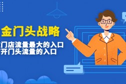 WZ4699 吸金门头战略,餐饮门店量流最的大入口,打开门头流量的入口