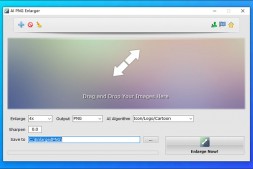 GJ0161 AI PNG 放大机 – 将 PNG 图像放大至 4 倍或 16 倍,并保留透明度而不损失质量