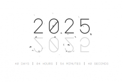 ZX0046 2025年新年倒计时动画效果HTML代码